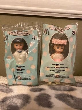 Madame Alexander Mini Flower Girl and Ring Carrier Dolls - Pink, White, Navy